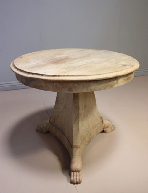 Decorative Antique Bleached Walnut Centre Table.