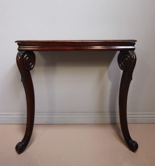 Elegant William IV Antique Mahogany Console Table.