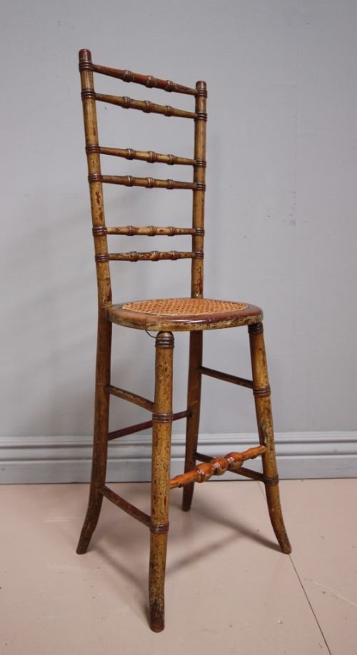 Regency Antique Childs Correction Chair.