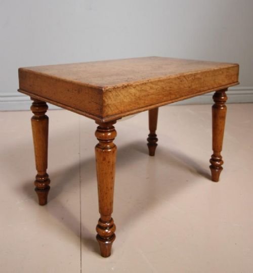 Regency Antique Oak Coffee/bidet Table.