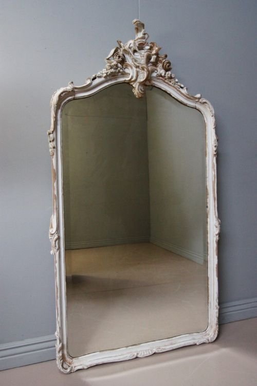 Original French Antique Decorative Mirror.
