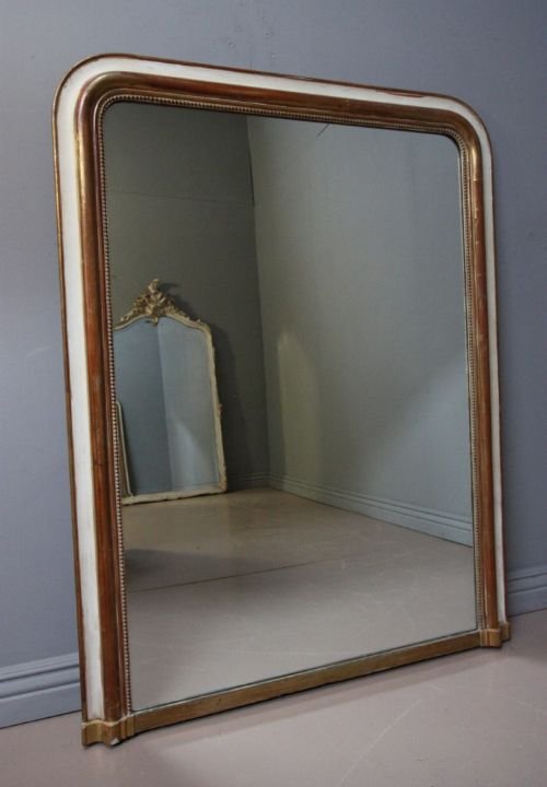 French Antique Large Mirror.
