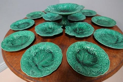 Collection of Wedgwood Antique Majolica Tableware