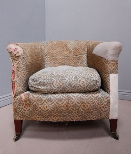 Victorian Antique Howard & Sons Armchair.