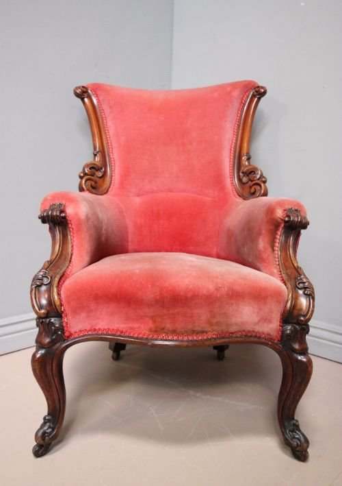 William IV Antique Mahogany Armchair.