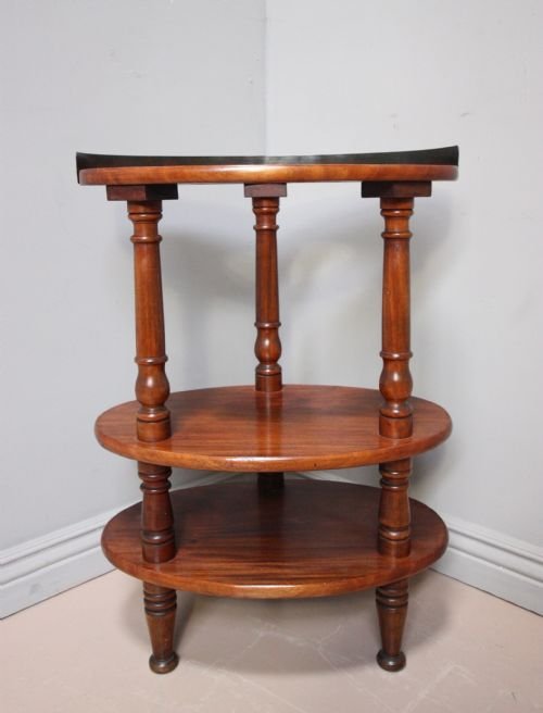 Antique Mahogany Campaign Military Washstand.
