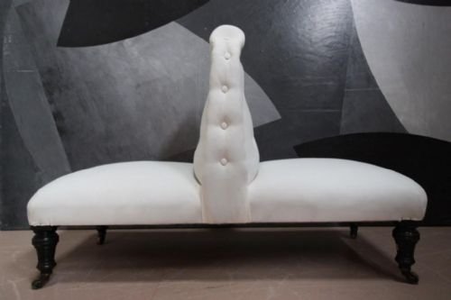 Antique Victorian Conversation Seat/sofa
