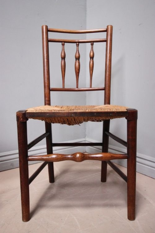 fig 1. Set of Four Antique Yorkshire Dales Kitchen Chairs