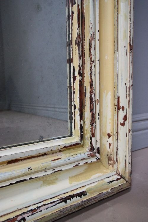 fig 1. Huge Antique Victorian Architrave Mirror