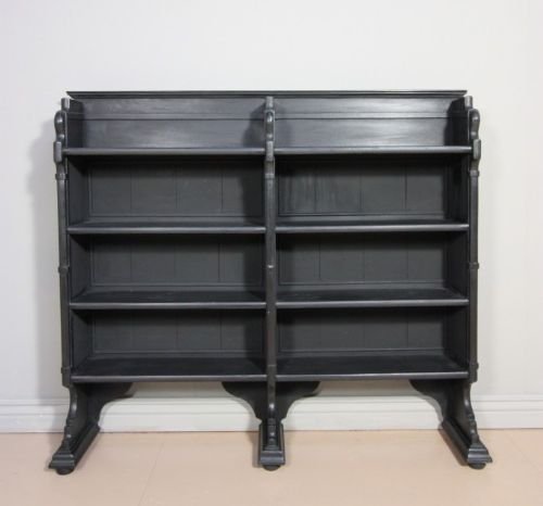 19th Century Antique Painted Pine Bookcase.