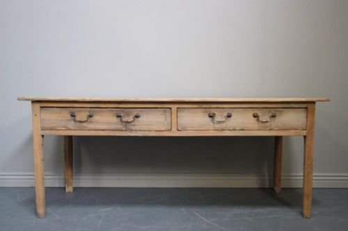 fig 1. Georgian Antique Pine Dresser Base/Serving Table.