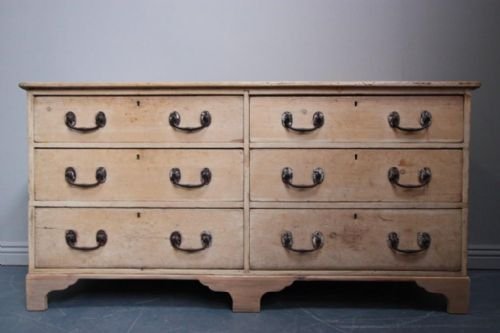 Superb 19th Century Antique Pine Dresser Base.