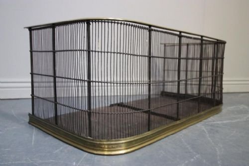 Regency Antique Brass Nursery Fire/spark Guard