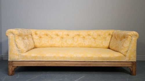Large Antique Chesterfield Sofa.