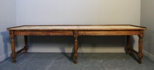 fig 1. Unusual Antique Victorian Pine Ships Table