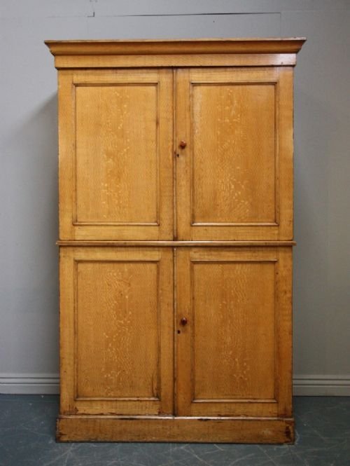Antique Painted Pine Housekeepers Cupboard.