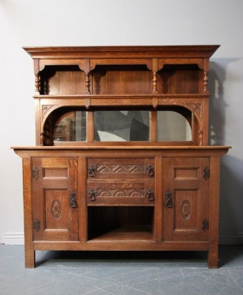 Arts & Crafts Antique Sideboard by Joseph Armitage