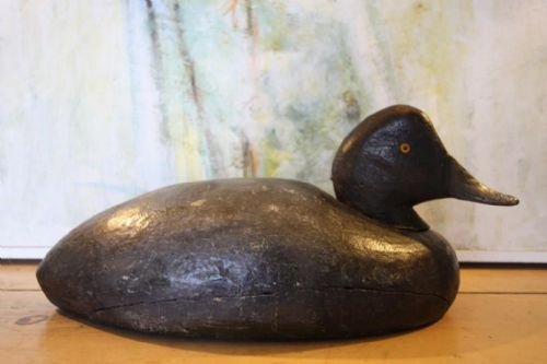 Original Edwardian Antique Decoy Duck.