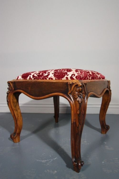 William IV Antique Rosewood Foot Stool
