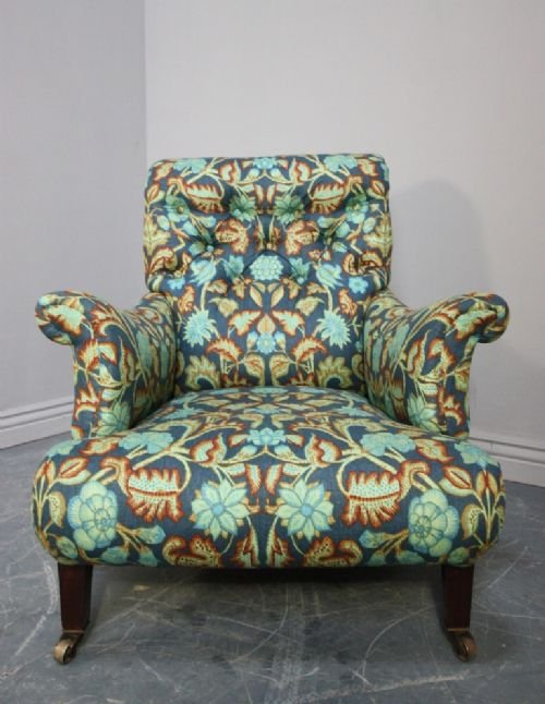 fig 1. Victorian Antique Armchair/Castle Greystoke.