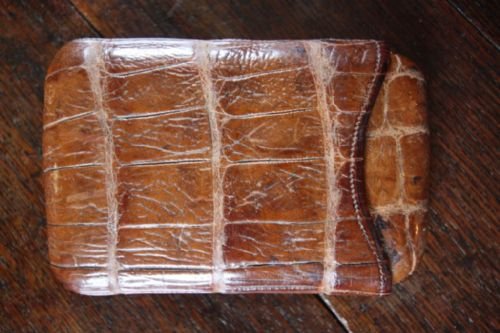 1920'S Leather Cigar Case by London Maker.