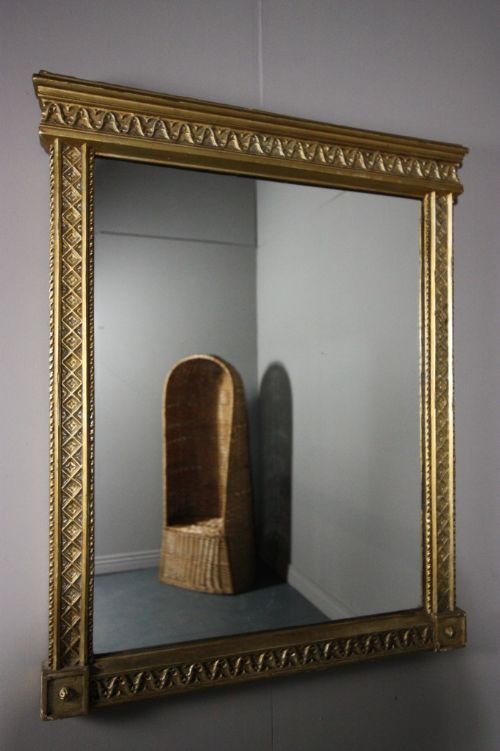 Beautiful Impressive Antique Gilt Mirror
