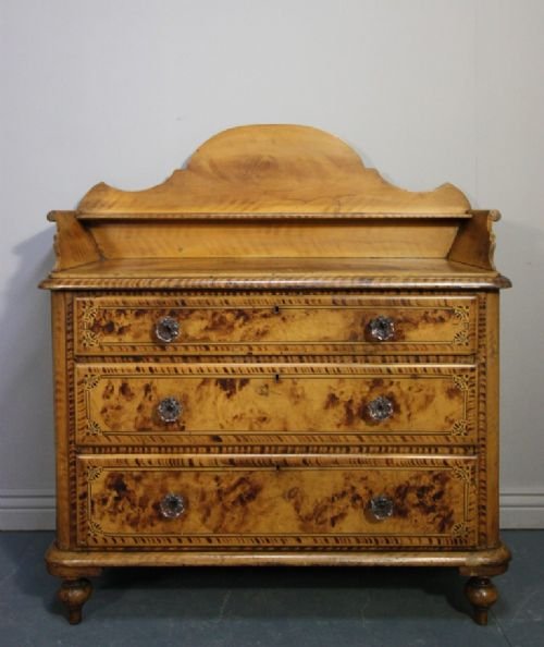 Victorian Antique Painted Pine Chest of Drawers