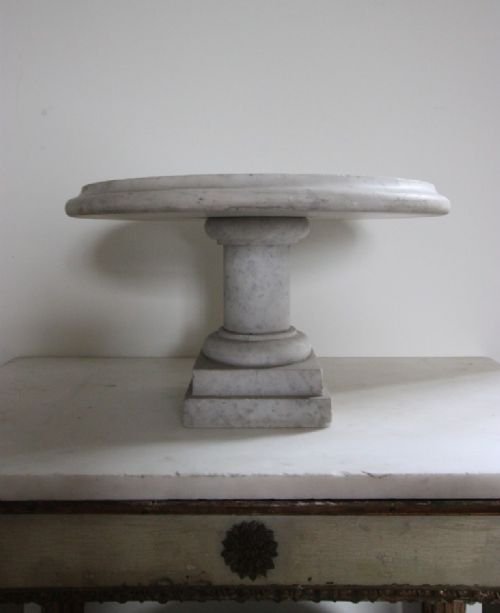 Antique 19th Century Marble Tazza Stand
