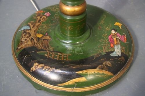 Edwardian Antique Chinoiserie Standard Lamp.
