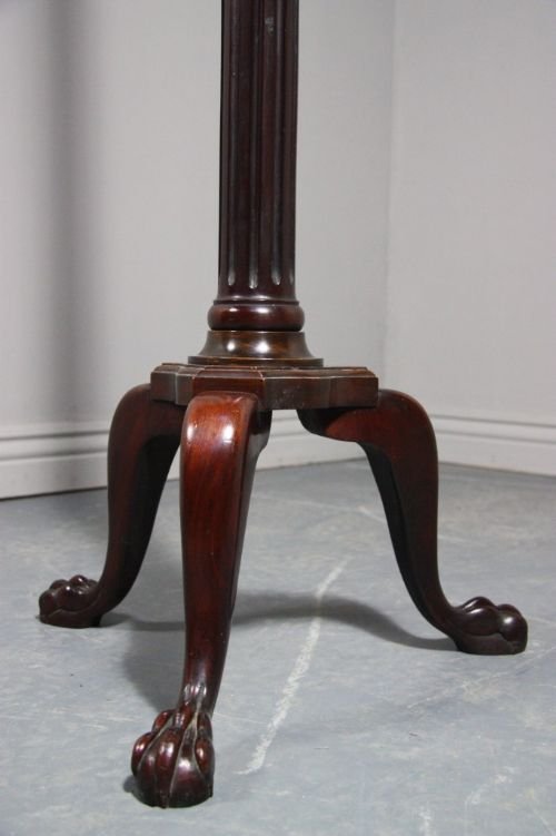 Edwardian Antique Mahogany Standard Lamp