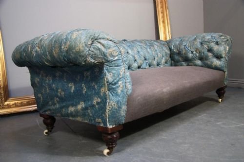 fig 1. Quality Antique Victorian Chesterfield Sofa/Settee