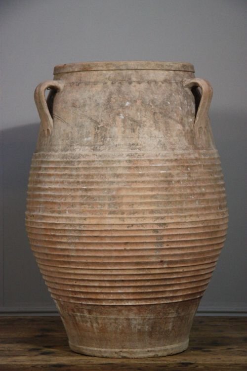 Large Greek Antique Terracotta Oil Jar/urn