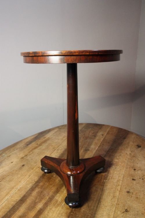 Regency Antique Rosewood Lamp/side Table.