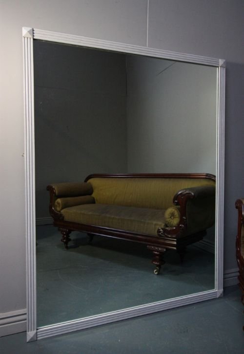 Large Antique Architectural Style Mirror