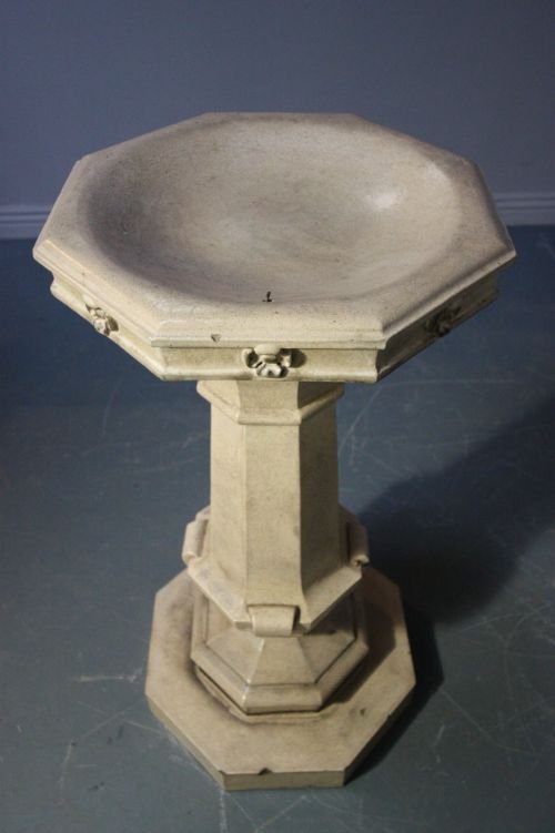 fig 1. Victorian Antique LEFCO Bird Bath.