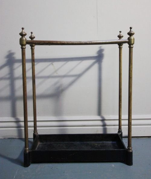 19th Century Antique Brass Stick/umbrella Stand