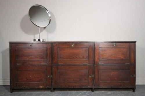 Antique Military Style Cupboard/dresser Base