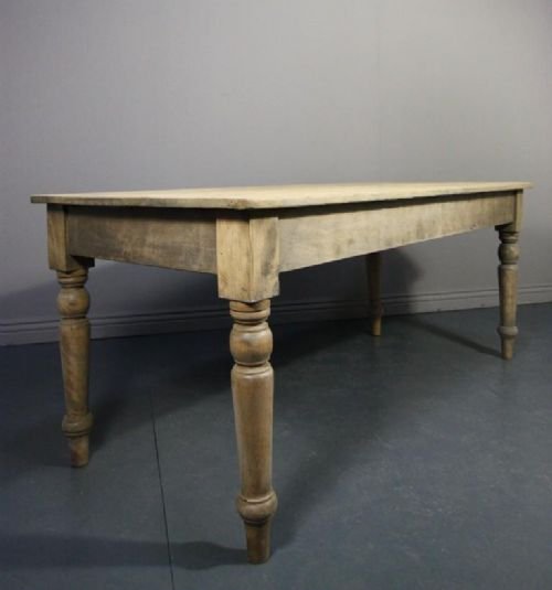 Antique Pine Kitchen Table by Army & Navy.