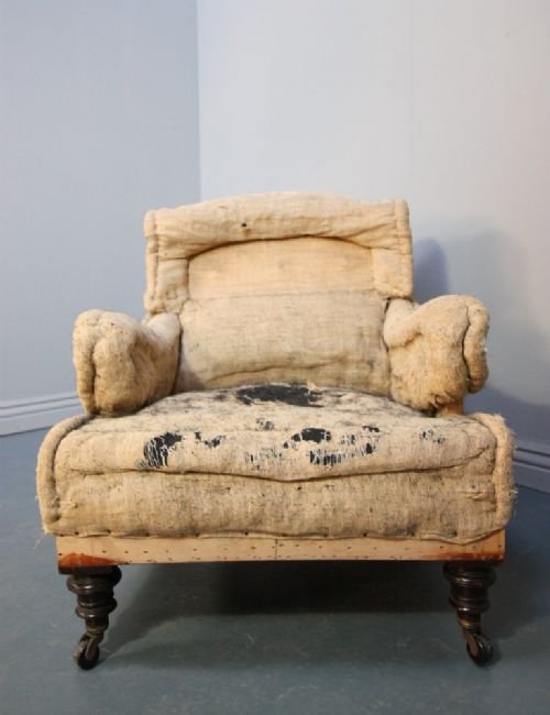 fig 1. Good Quality English Antique Armchair