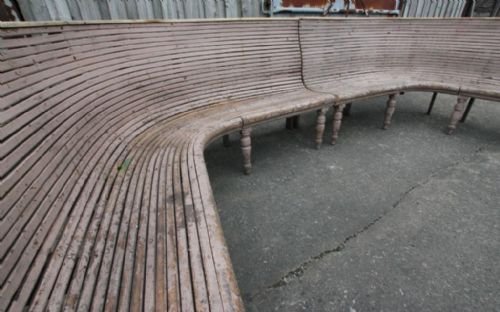 fig 1. Unique Victorian Antique Boxing Ring Seating