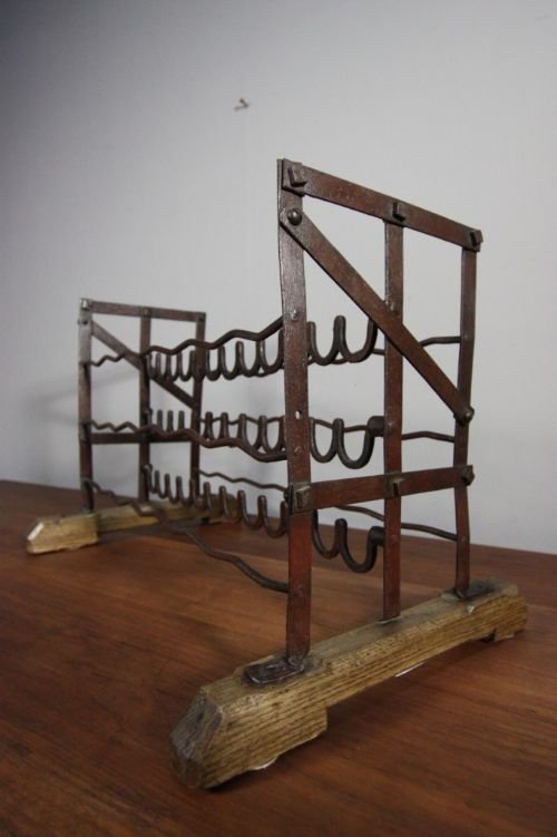19th Century Antique Dessert Wine Bottle Rack