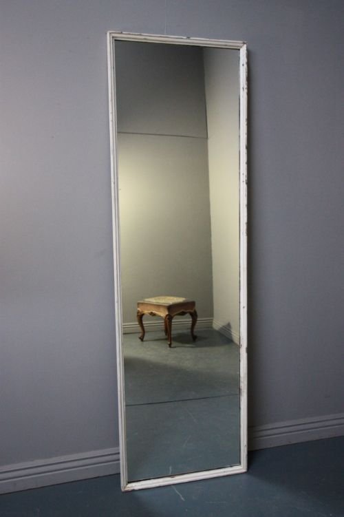 Tall Elegant Antique Shop Fitting Mirror.
