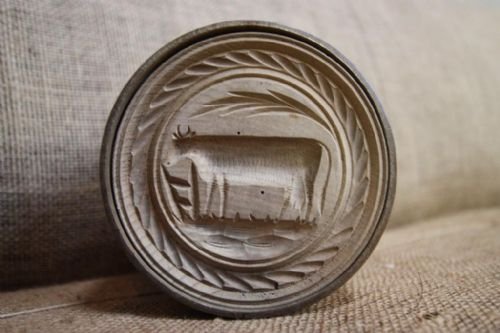 English Antique Sycamore Butter Print/pat