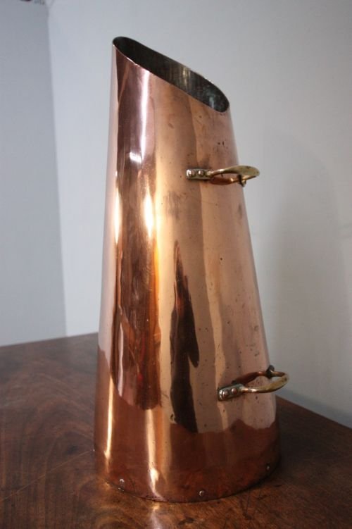 Super Quality Antique Copper Coal Shute/scuttle.