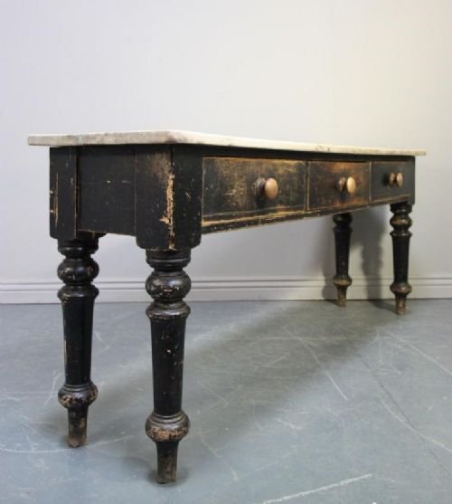Fabulous 19th Century Antique Pine Serving Table.