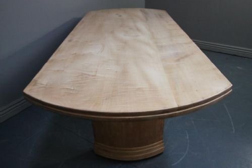 fig 2. 1930's Betty Joel Sycamore Desk and Pair Armchairs