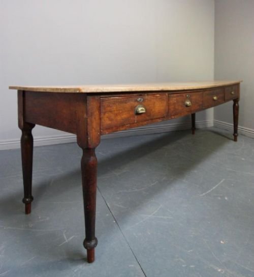 Massive 19th Century Antique Sycamore Baking Table