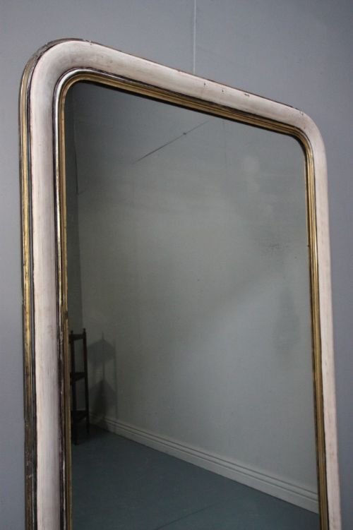 fig 1. Huge Elegant Antique Gilt Mirror.