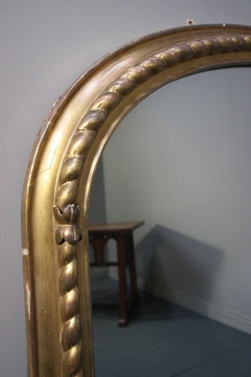 fig 1. Beautiful Willliam IV Antique Gilt Mirror.