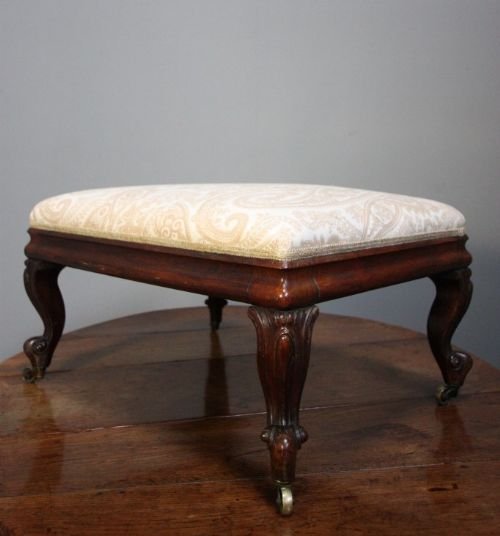 Beautiful William the Fourth Antique Footstool.
